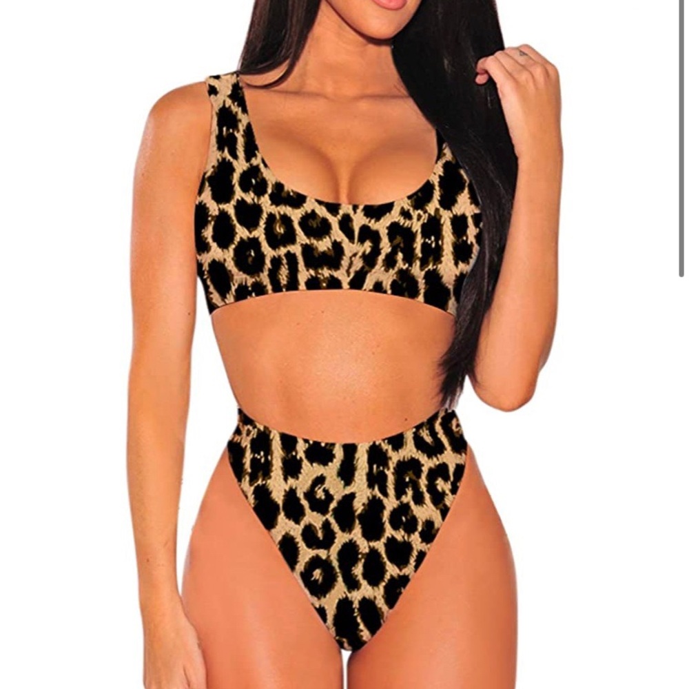 High Wasted cheeky Bikini set